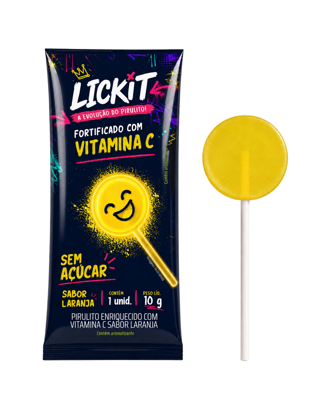 Lickit Vitamina C Laranja